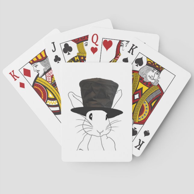 White Rabbit Playing Cards (Back)