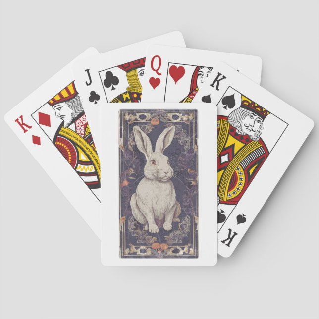 White Rabbit Playing Cards (Back)