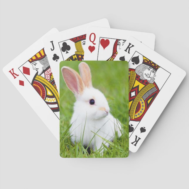 White Rabbit Playing Cards (Back)