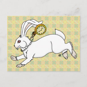 White Rabbit Postcard