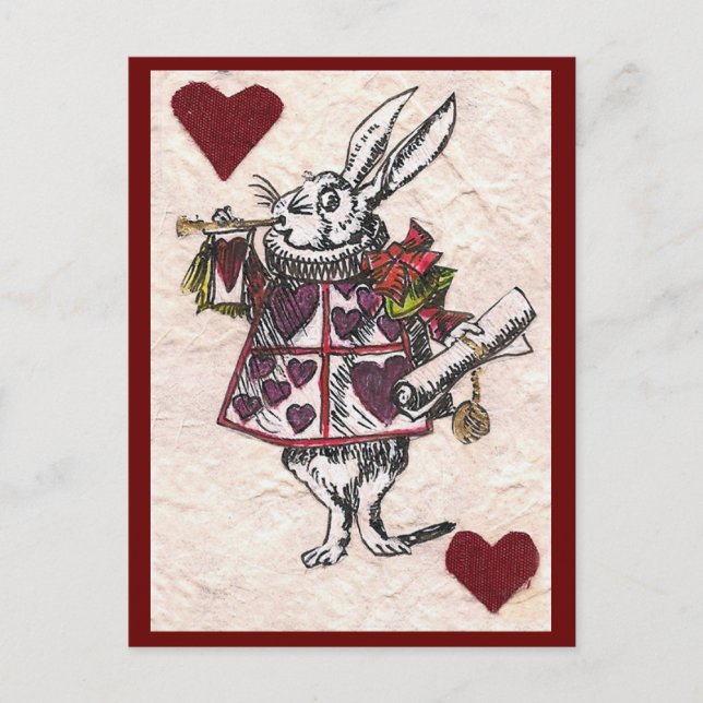 White Rabbit Postcard (Front)