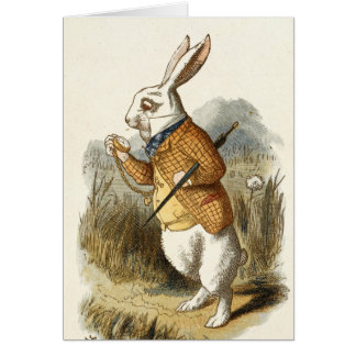 White Rabbit Print from Alice in Wonderland