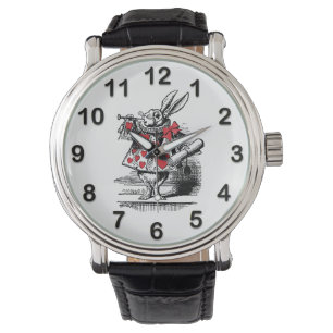 White Rabbit Trumpeter Alice Adv in Wonderland Watch
