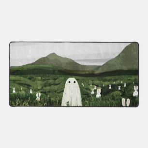 White Rabbits Desk Mat