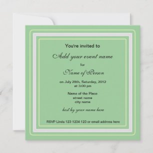 white raspberry all party invitation
