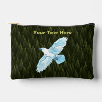 White Raven on Fractal Conifers