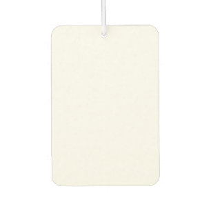 White Rectangle Car Air Freshener