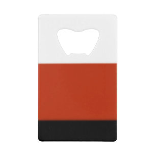 White, Red and Black Ombre