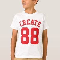 White & Red Kids | Sports Jersey Design