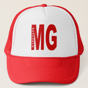 White/red MINAS GERAIS DESPORT trucker cap