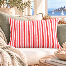 White Red Pink Summer Stripes