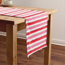 White Red Pink Summer Stripes