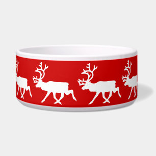 White Reindeer / Caribou Silhouette
