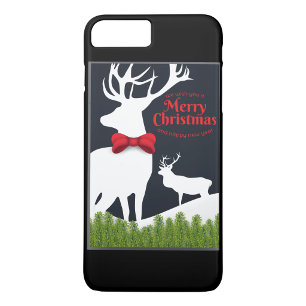 White Reindeer Christmas  iPhone 8 Plus/7 Plus Case
