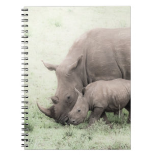 White Rhino & Baby Notebook