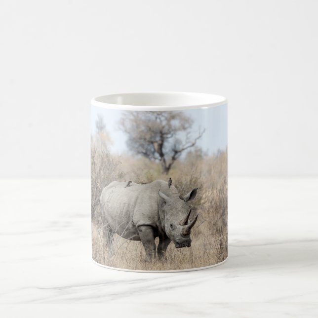 White Rhino Coffee Mug (Center)