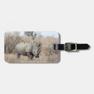 White Rhino Luggage Tag