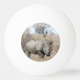 White Rhino Ping Pong Ball