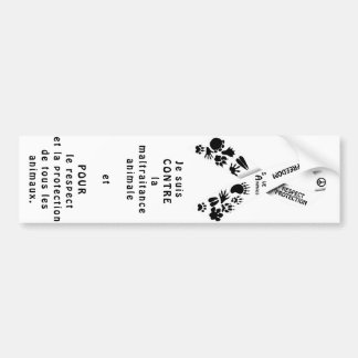 white ribbon bumper sticker