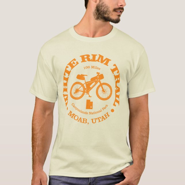 White Rim Trail (cycling) T-Shirt (Front)