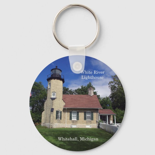 White River Lighthouse key chain (Front)
