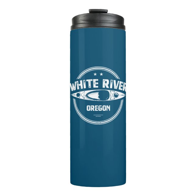 White River Oregon Kayak Thermal Tumbler (Front)