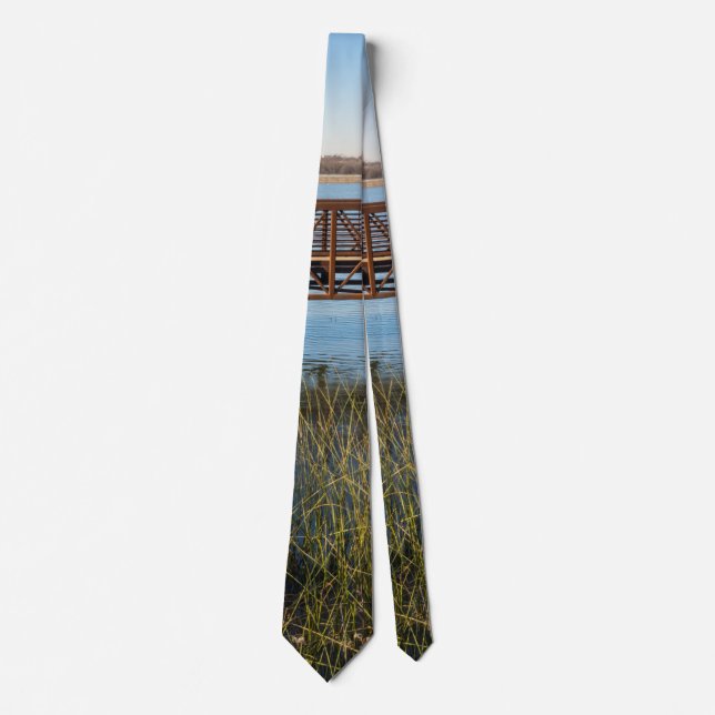 White Rock Park Bridge Neck Tie (Front)
