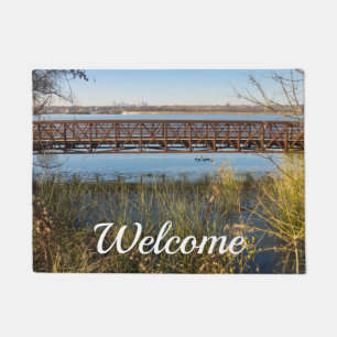 White Rock Park Bridge Welcome Doormat
