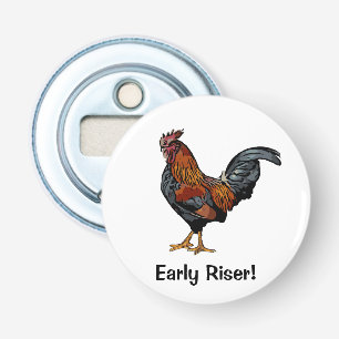 White Rooster Bottle Opener