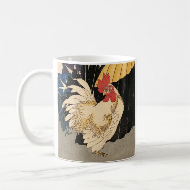 White Rooster Coffee Mug (Left)