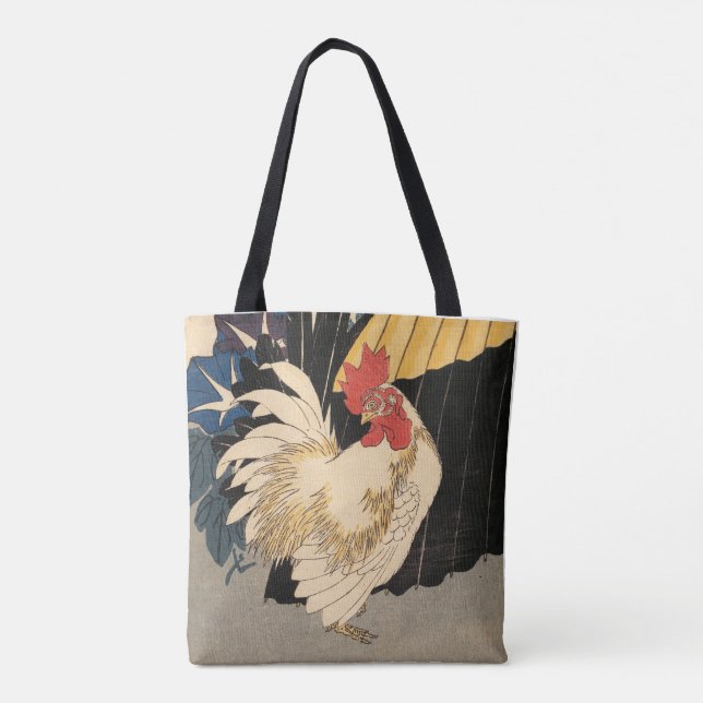 White Rooster Tote Bag (Back)