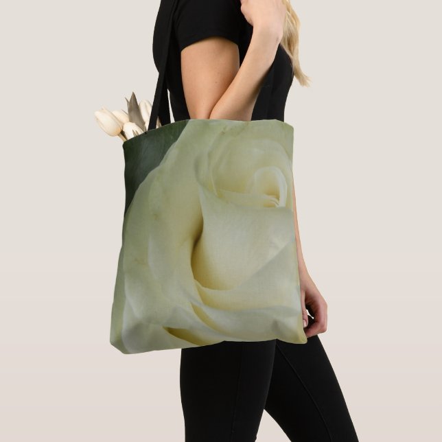 White Rose All Over Print Bag (Close Up)