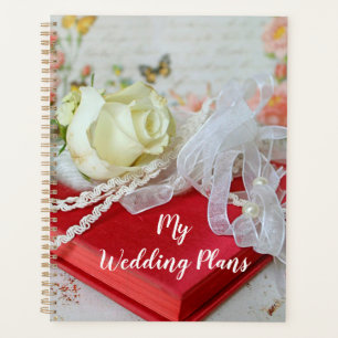 White Rose and Lace Wedding Planner