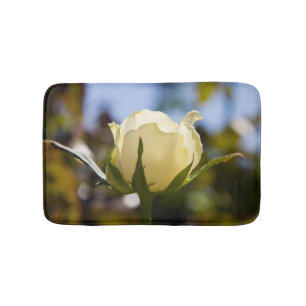 White Rose Bath Mat