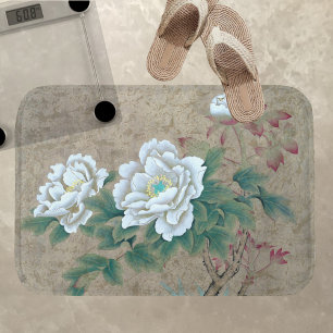White Rose Bath Mat