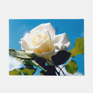 White Rose Beauty Doormat