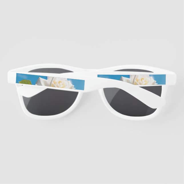  White Rose Beauty Sunglasses (Back)