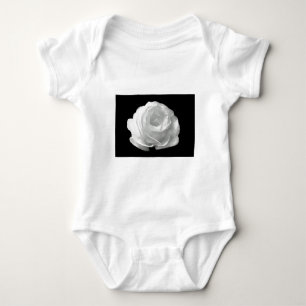 White Rose Blossoms Flowers Garden Peace Love Art Baby Bodysuit