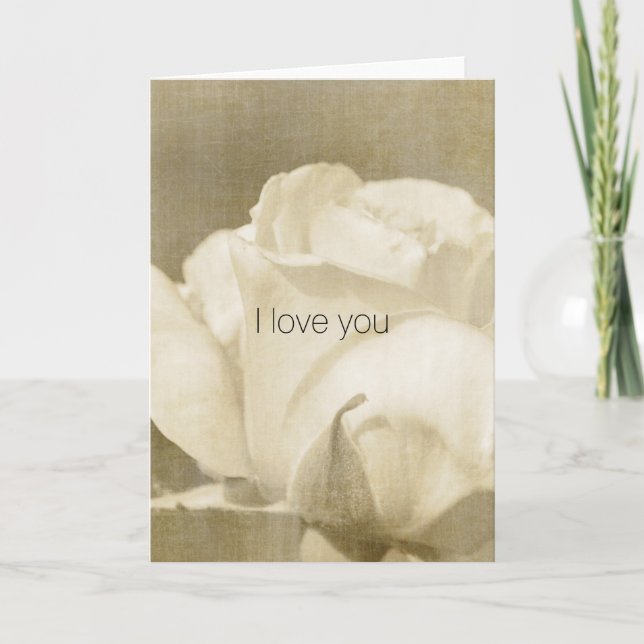 White Rose Card (Front)