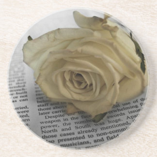 White Rose Coaster