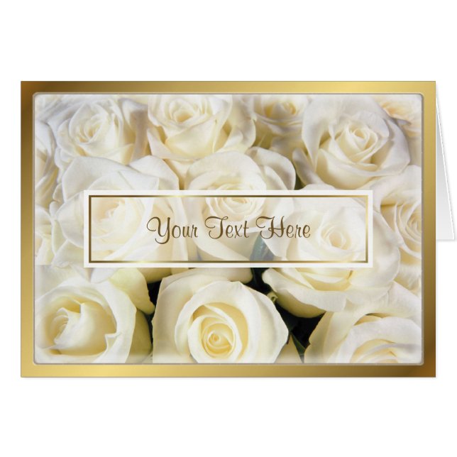 White Rose Elegance (Front Horizontal)