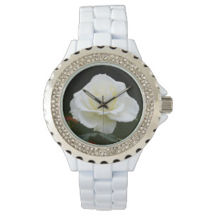White rose fashion watch