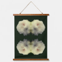 White Rose Flower In Full Bloom Abstract