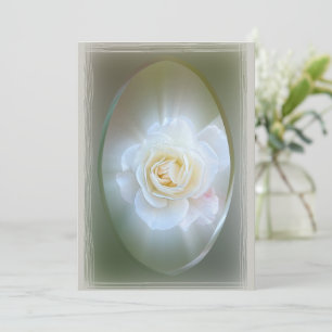 White Rose Holiday Card