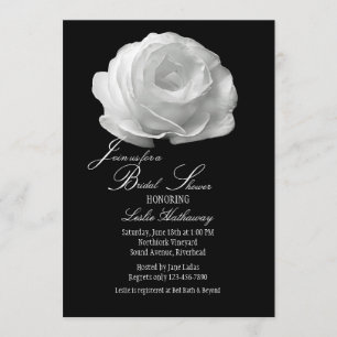 White Rose Invitation