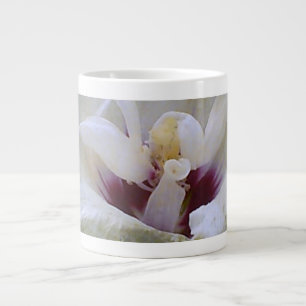 White Rose Large Coffee Mug