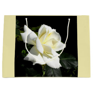 White rose large gift bag