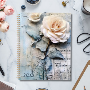 White Rose Monthly Planner