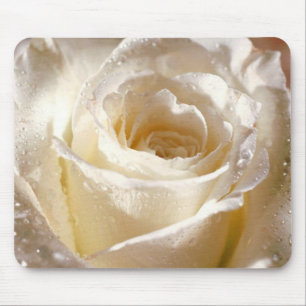 White Rose Mousepad