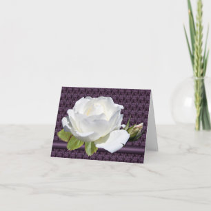 White Rose Note Cards